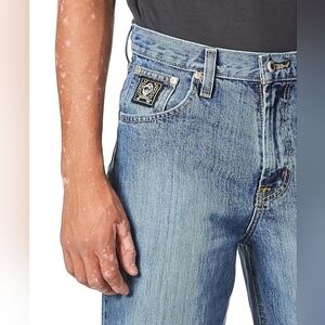 Men's Cinch  White Label Blue Jeans. 35x34